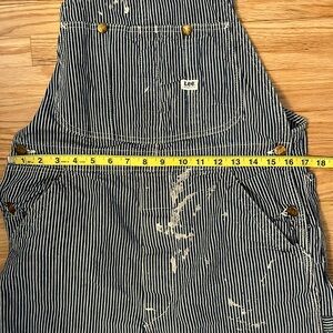 Vintage Lee stripe overalls